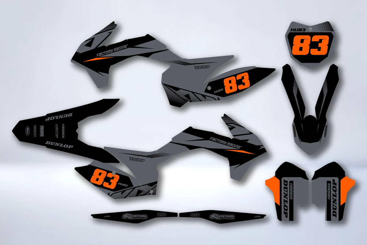 Kit Déco KTM EXC EXC-F SX SX-F 2013-2016 - ICAFEN