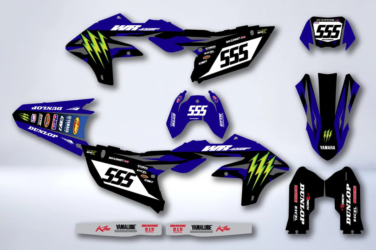 Dekor-Kit YAMAHA WR 250F 2025 & WR450F 2024-2025 - GLALEX