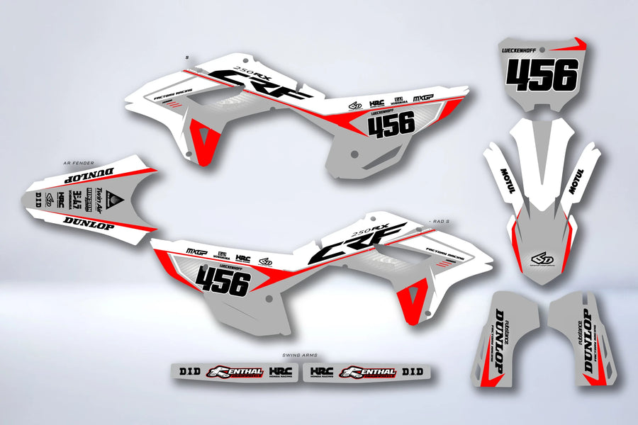Kit déco HONDA CRF 250 RX / 450 RX 2021-2024 ICAZOR
