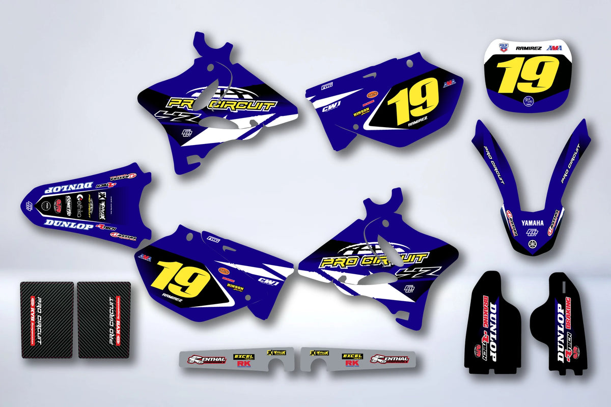Dekor-Kit YAMAHA YZ 125-250 2002-2014 - JOLKOR