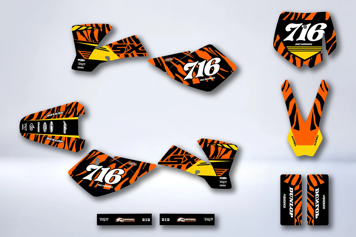 Dekor-Kit KTM SX 50 2002-2008 - ZEPRON