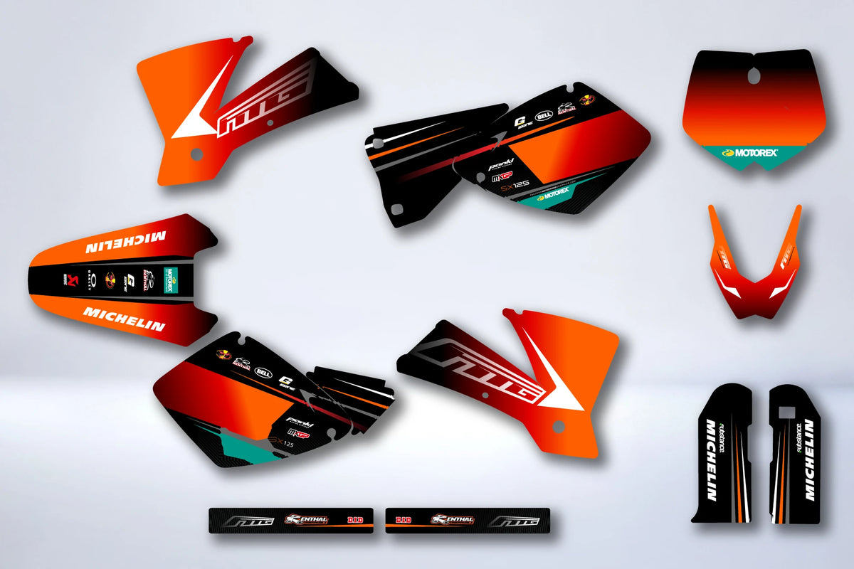 Kit Déco KTM EXC SX 2001-2007 - BORVOK