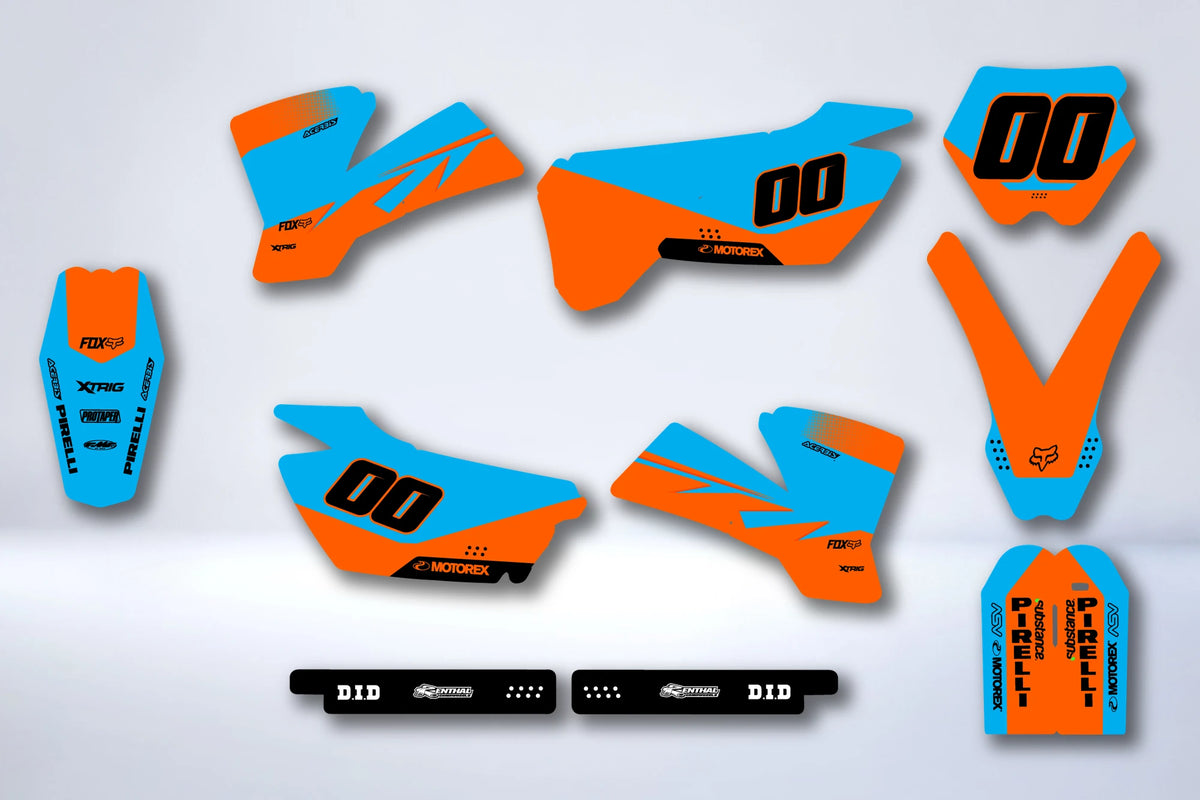 Kit Déco KTM EXC SX 2001-2007 - VORDAX