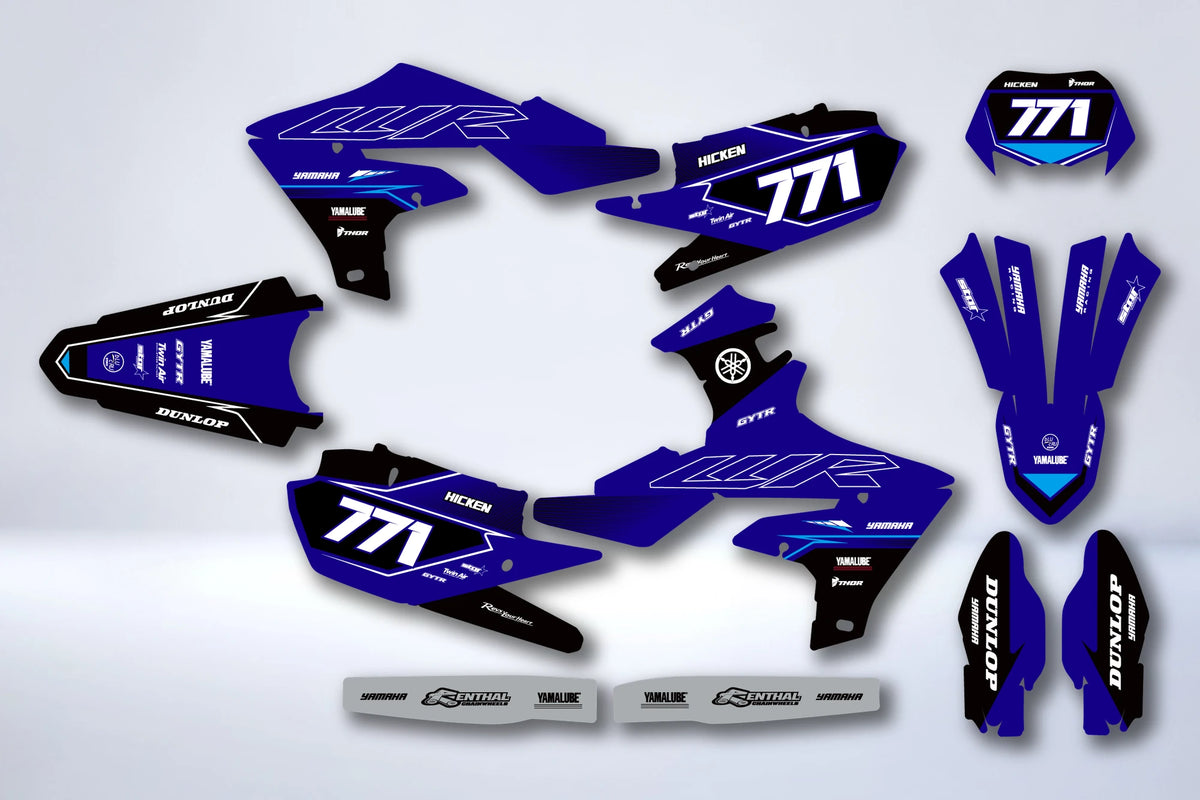Graphics kit YAMAHA WR 250 2020-2024 & WR 450 2019-2023 - HELVYN