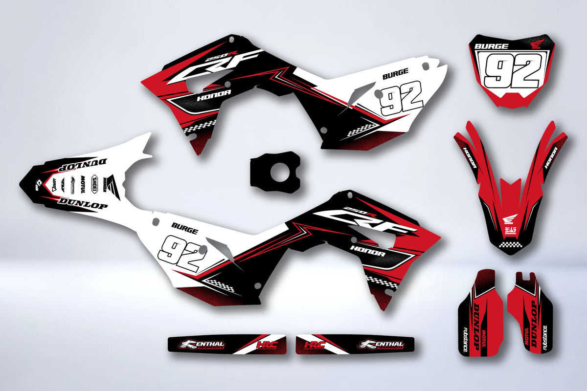Dekor-Kit HONDA CRF 450 2017-2020 CRF 250 2018-2021 - NOVMYR