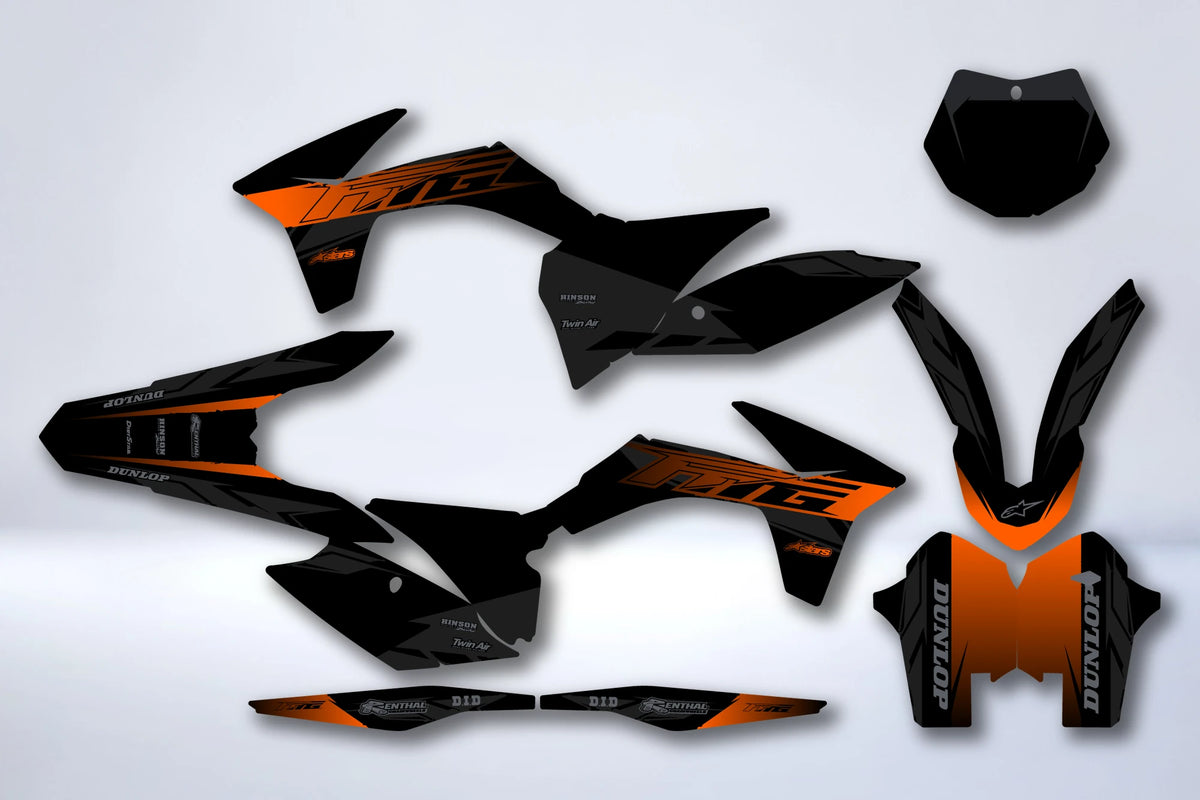 Dekor-Kit KTM EXC EXC-F SX SX-F 2011-2013 - CYGLOR