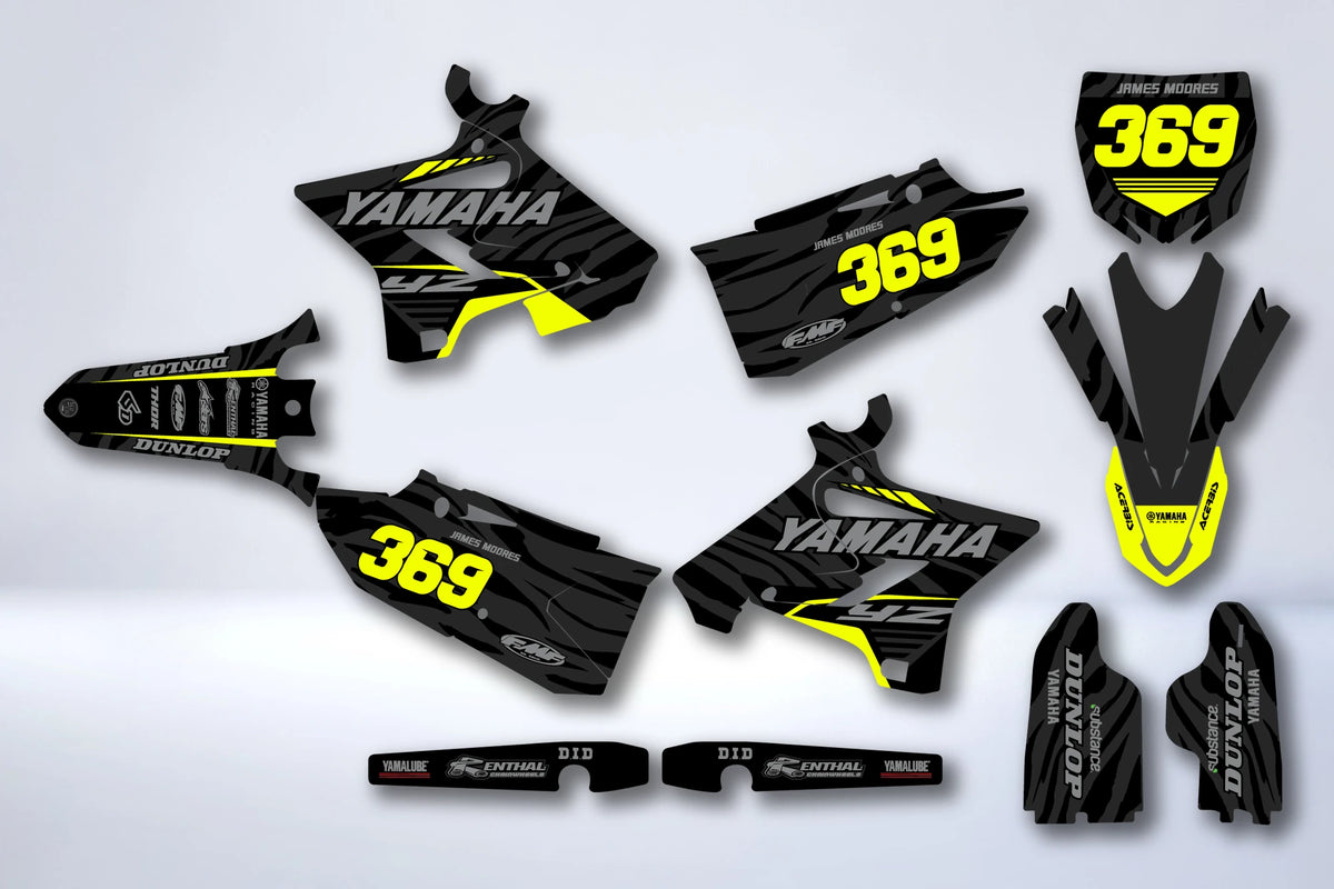 Kit autocolantes YAMAHA YZ 125-250 2015-2021 - HYDFEN