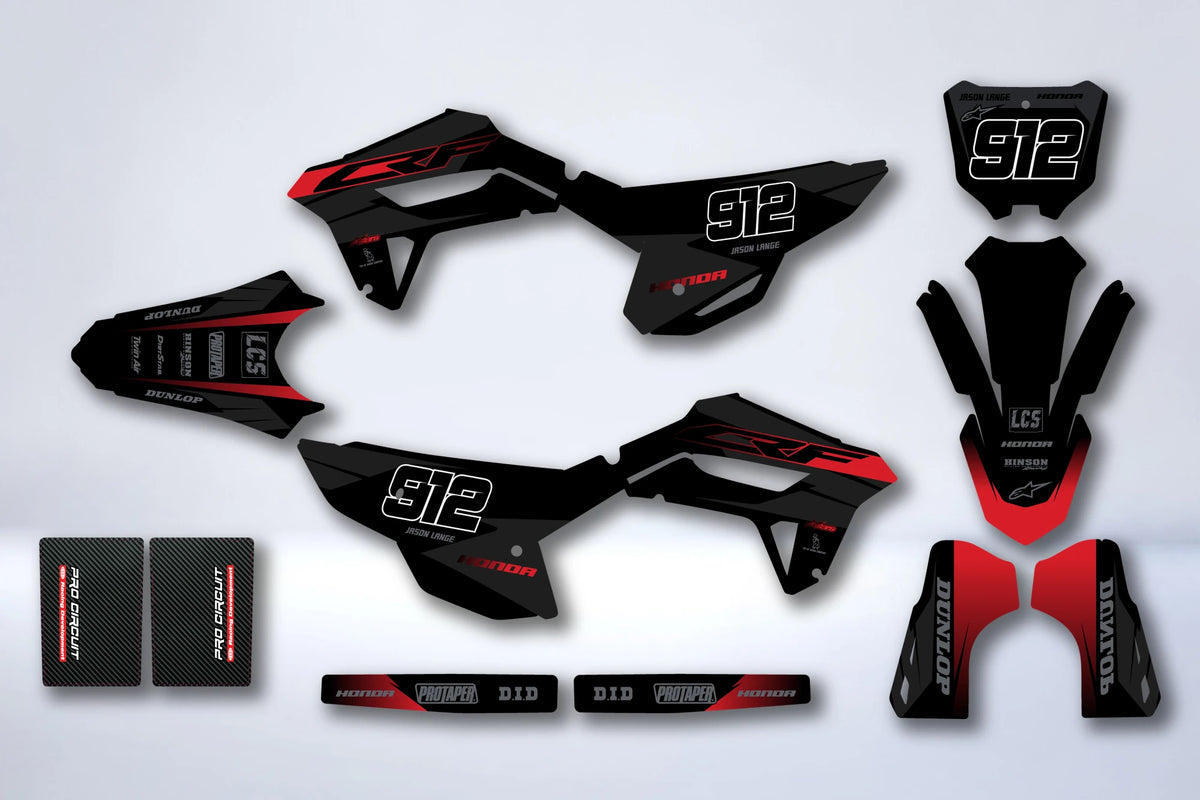 Dekor-Kit HONDA CRF 250 2022-2024 & CRF 450 2021-2024 - FALNYX