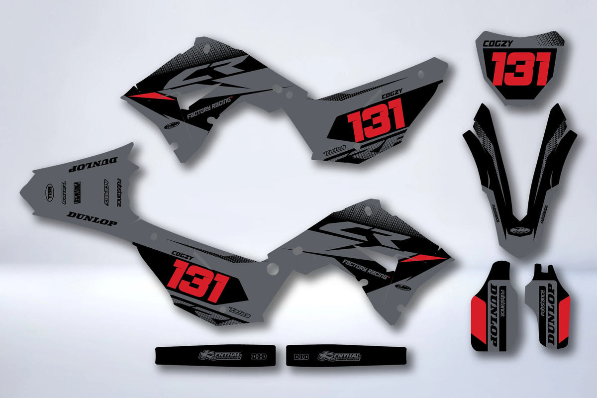 Kit Déco HONDA CR 125 / 250 2002-2012 RESTYLE POLISPORT 2013 - DUSTOR