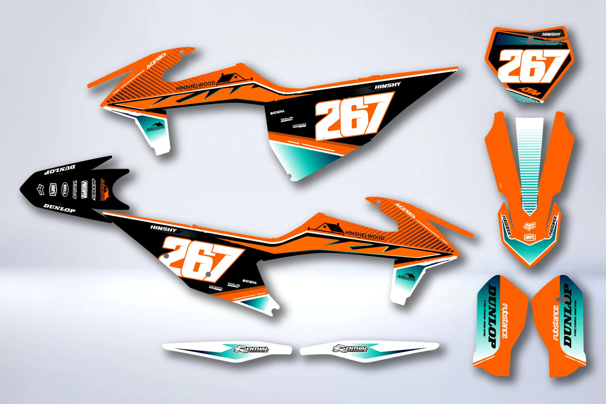 Graphics kit KTM EXC EXC-F SX SX-F 2019-2023 - XERTON
