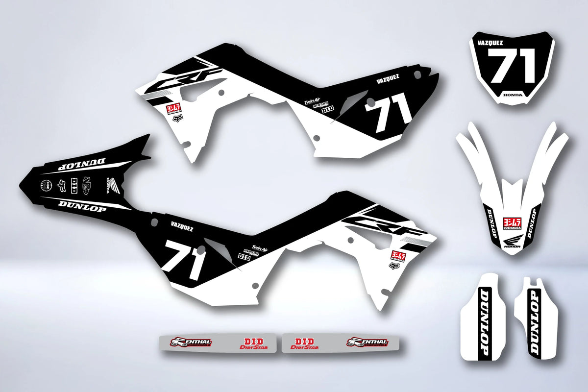Dekor-Kit HONDA CRF 450 2017-2020 CRF 250 2018-2021 - MYRZIX