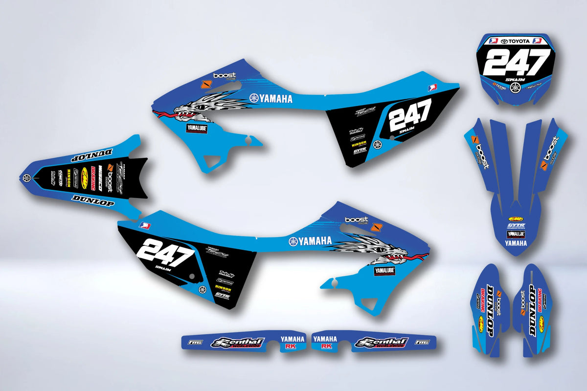 Kit grafiche Yamaha YZ 125/250 2022-2026 - SABLOR