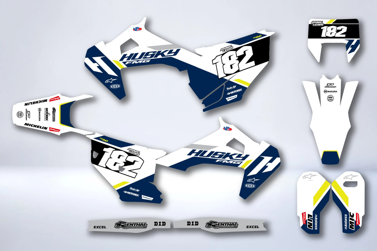 Kit grafiche HUSQVARNA TC / FC / TX / TE / FE 2019-2023 - DELNIS
