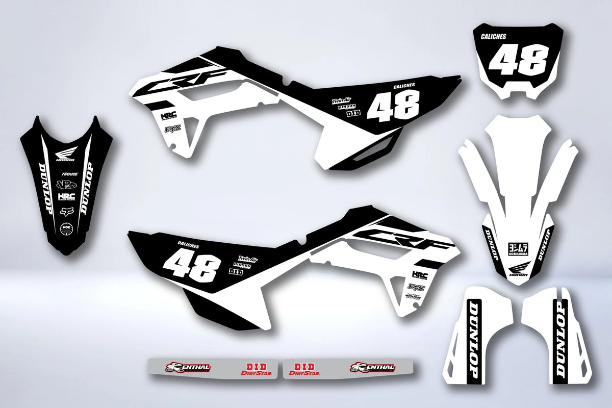 Dekor-Kit HONDA CRF 250 2022-2024 & CRF 450 2021-2024 - DELNOX