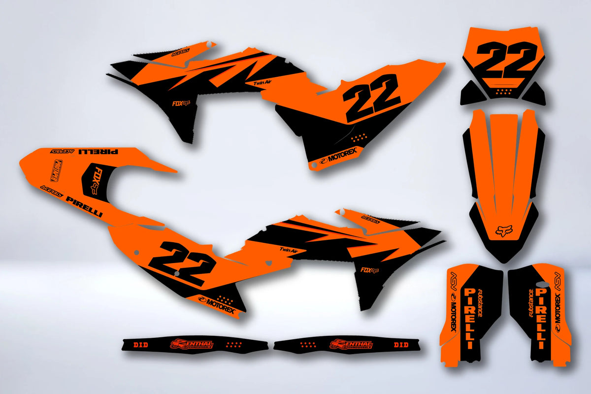 Kit Déco KTM EXC EXC-F SX SX-F 2025-2026 - LUMFEN