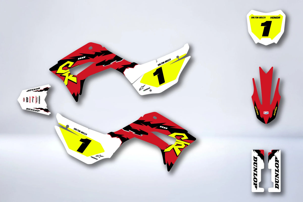 Graphics kit HONDA CRF 110 F 2019-2026 - MARXON
