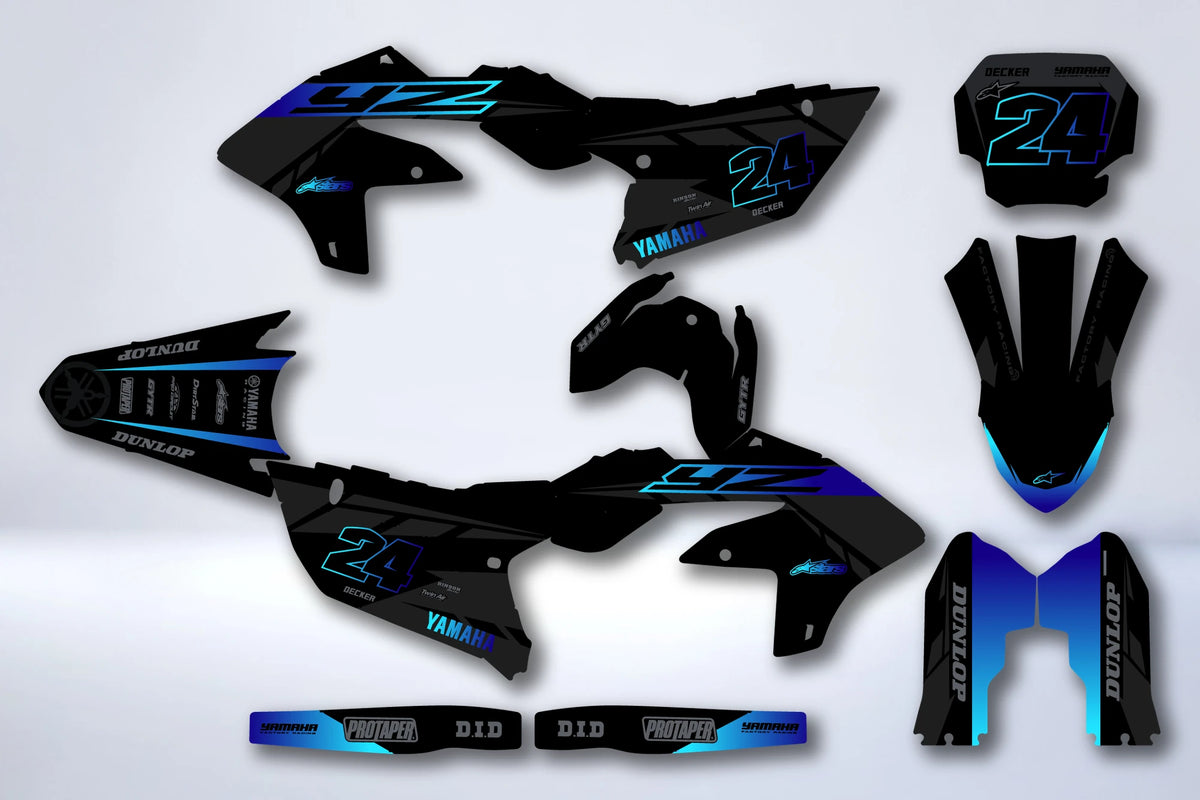 Graphics kit Yamaha YZF 250 2024-2025 & YZF 450 2023-2025 - TORTOR