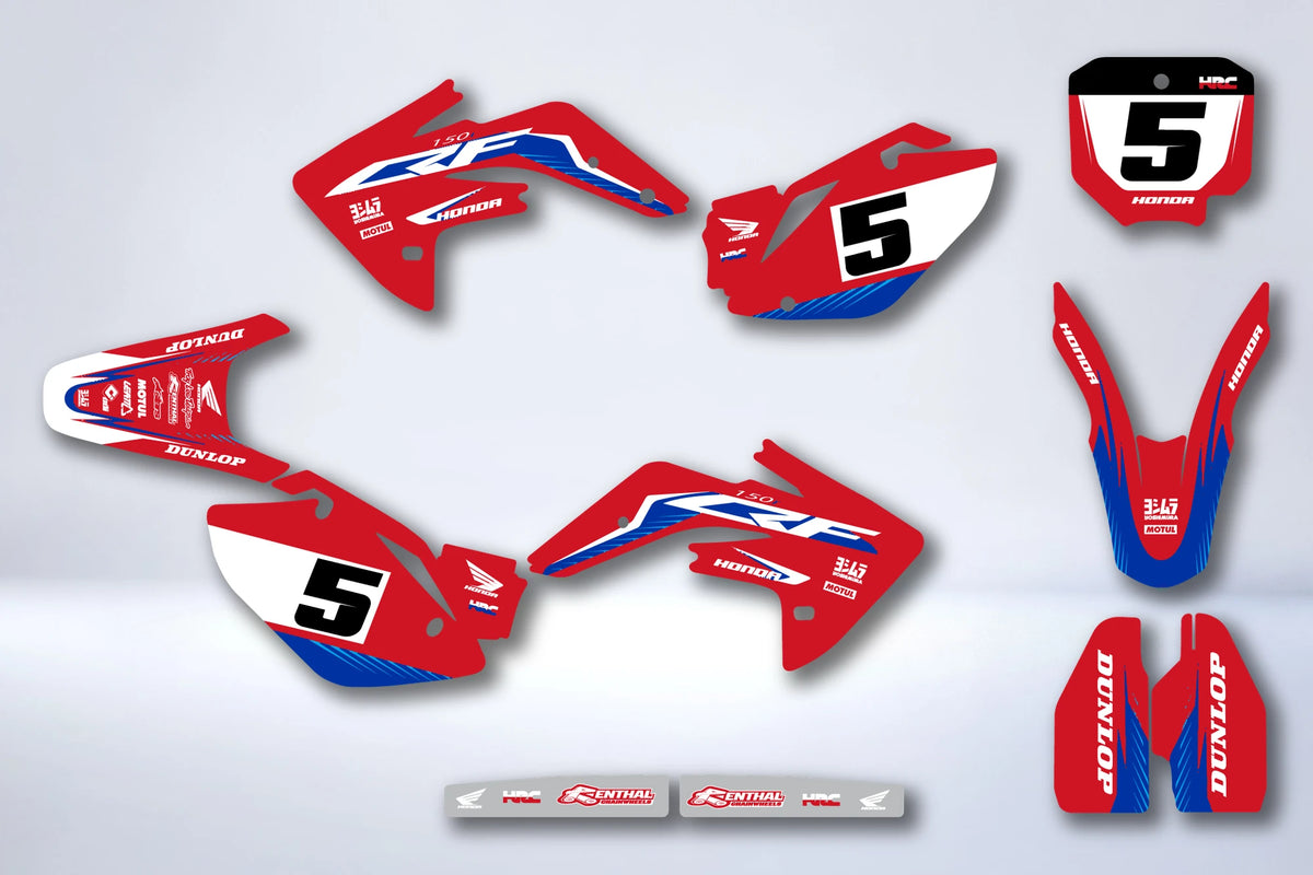 Kit autocolantes HONDA CRF 150 R 2007-2025 - VULSAR