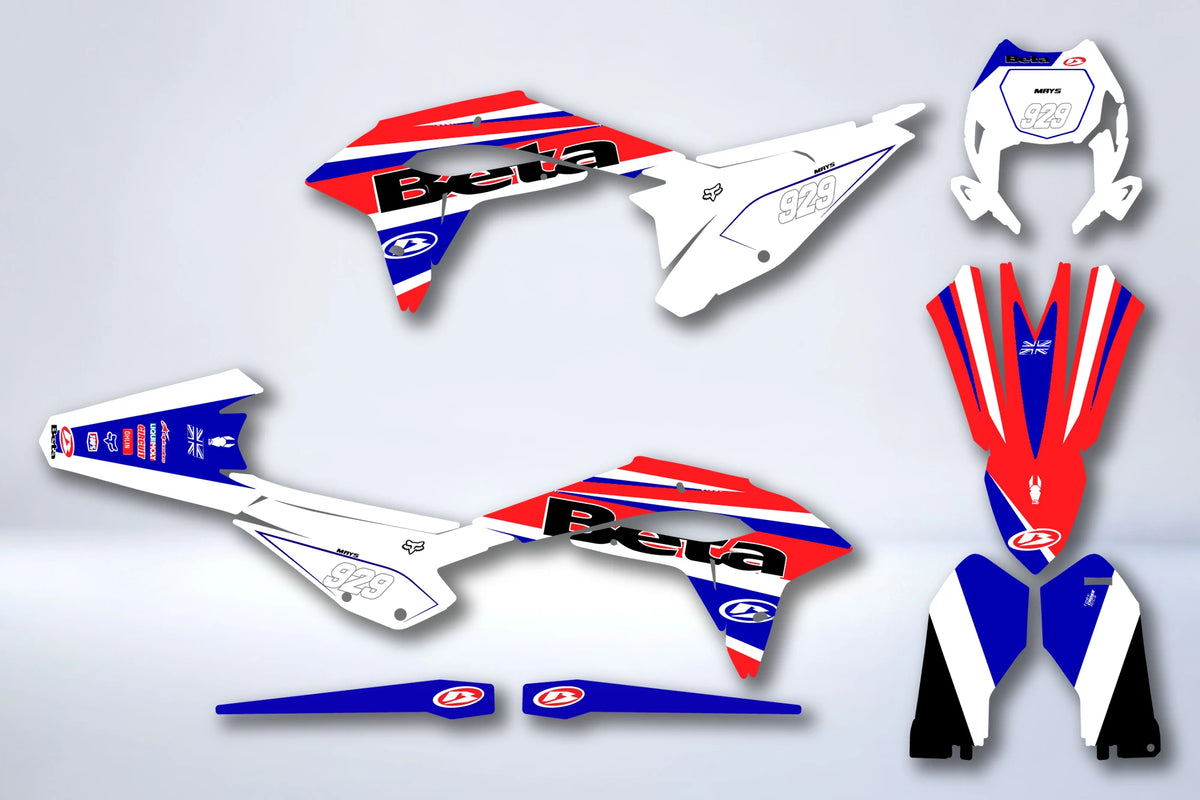 Kit autocolantes BETA XTRAINER 2023-2025 - ÉTENDARD
