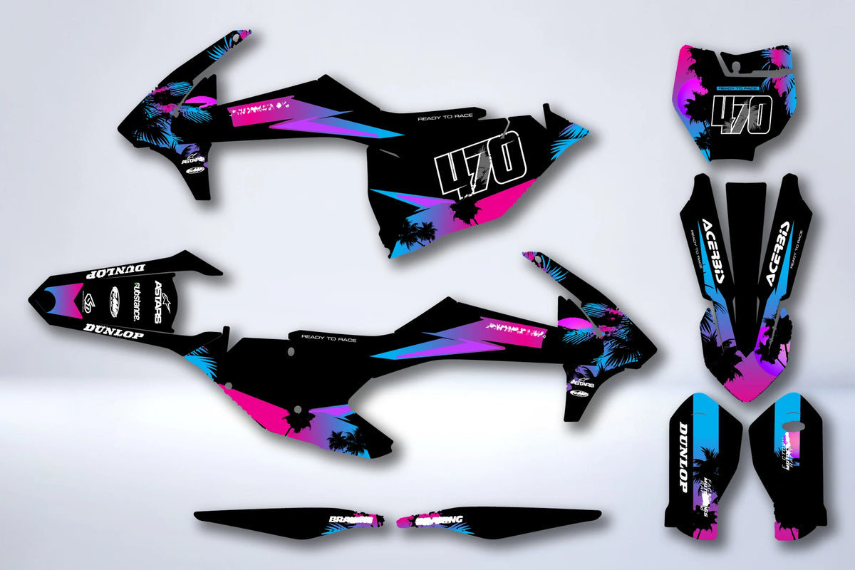 Kit grafiche KTM EXC EXC-F SX SX-F 2016-2019 - SKONOX