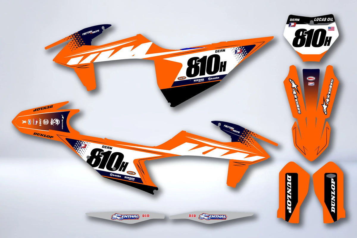 Dekor-Kit KTM EXC EXC-F SX SX-F 2019-2023 - RIXVYN