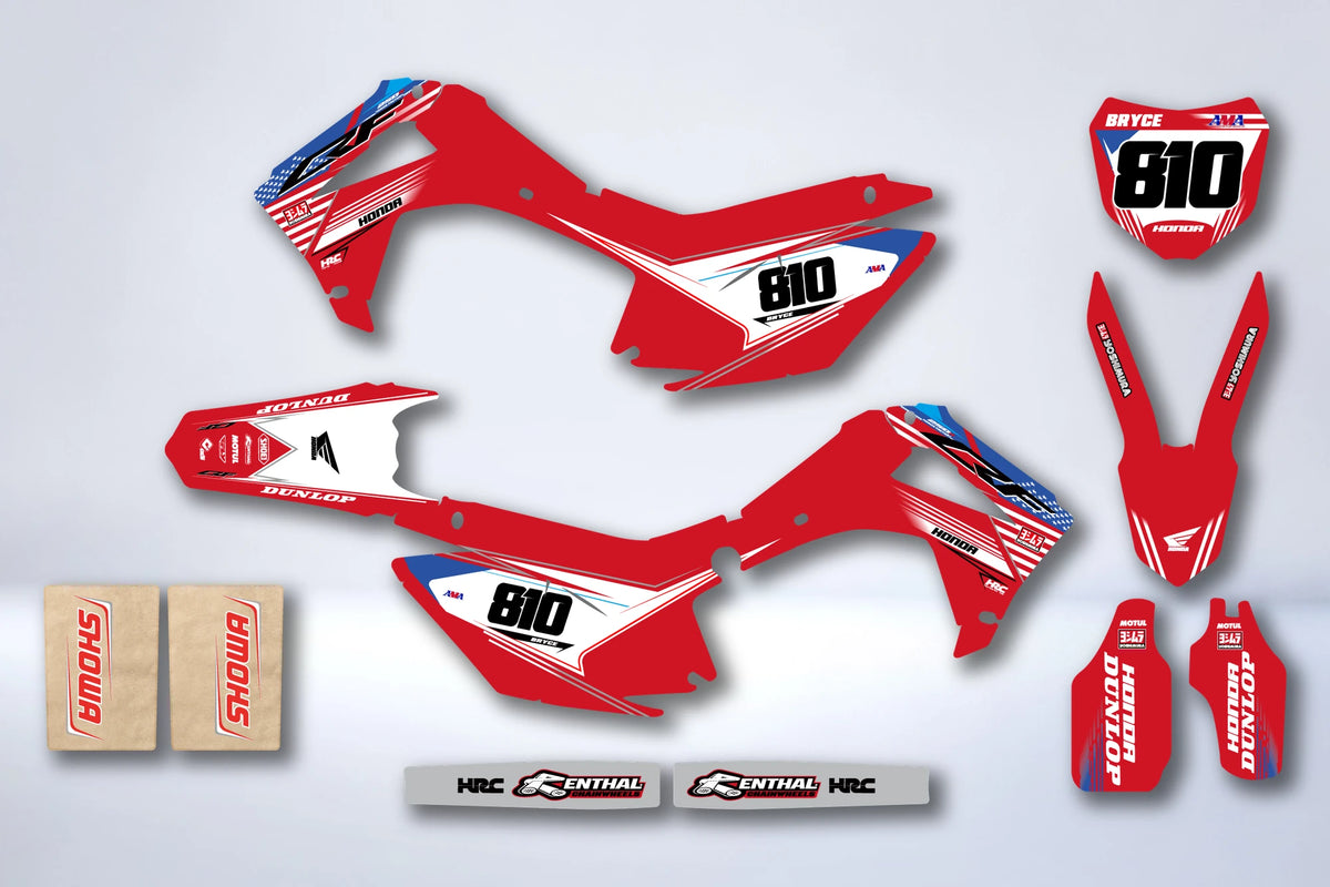 Kit grafiche HONDA CRF 250-450 2013-2016 - XORDAX