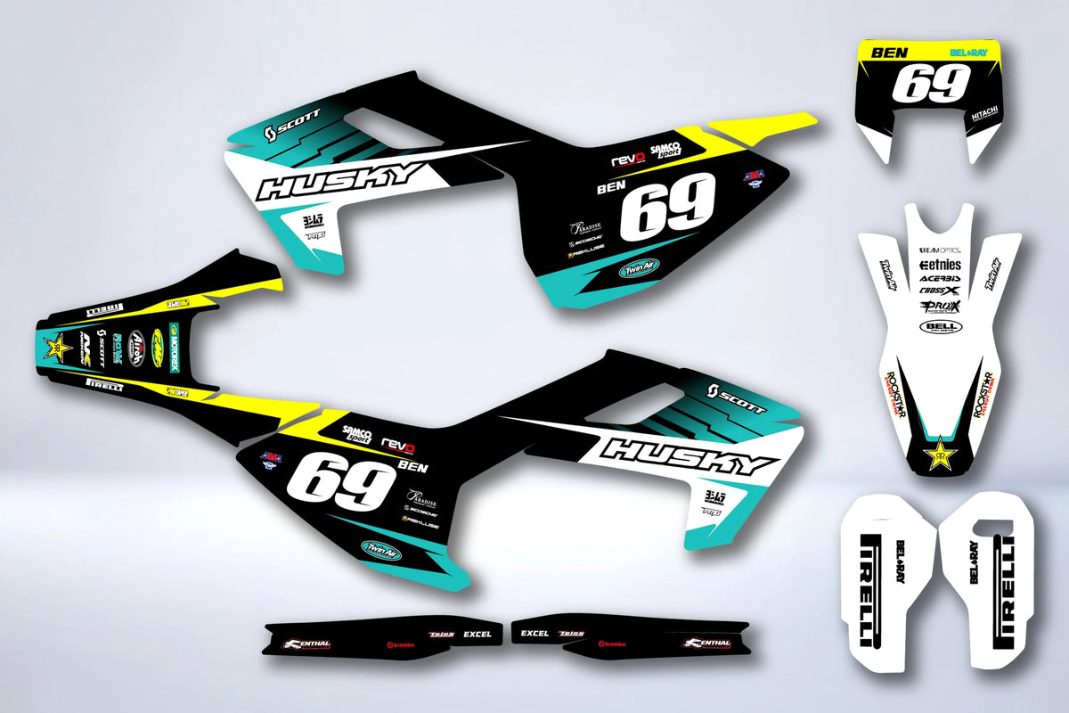 Kit Déco HUSQVARNA FE / FC / TE / TC 2016-2018 - HELKANE