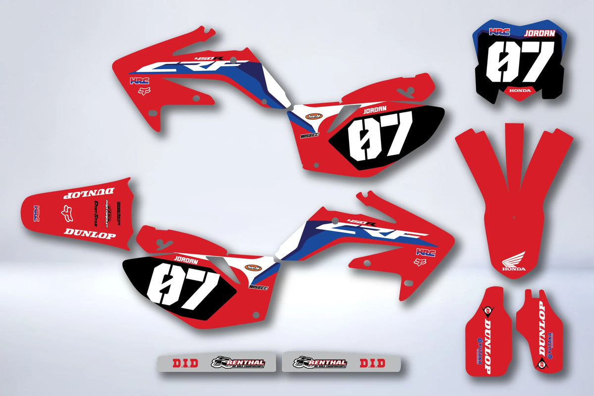 Dekor-Kit HONDA CRF 450 2005-2008 - KRYLIX
