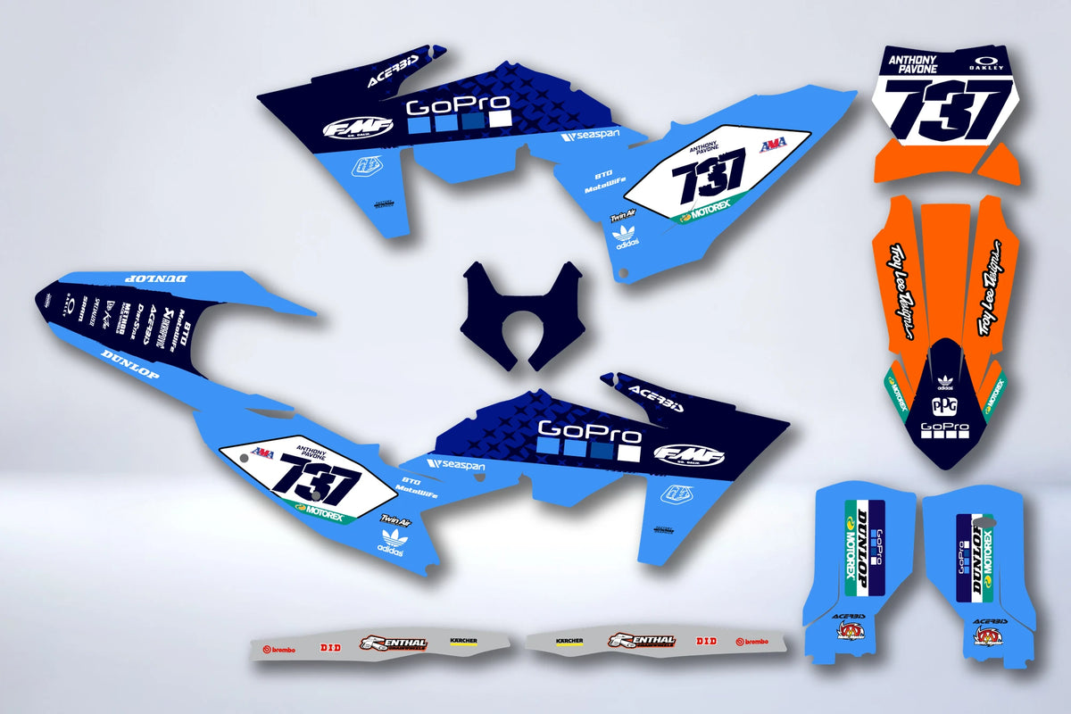 Dekor-Kit KTM EXC EXC-F SX SX-F 2023-2025 - AXOKIS