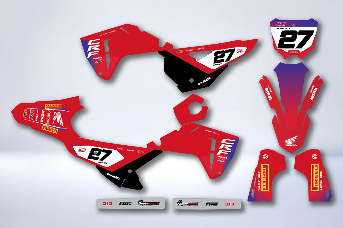 Dekor-Kit HONDA CRF 250 & CRF 450 2025-2026 - BRUMOS
