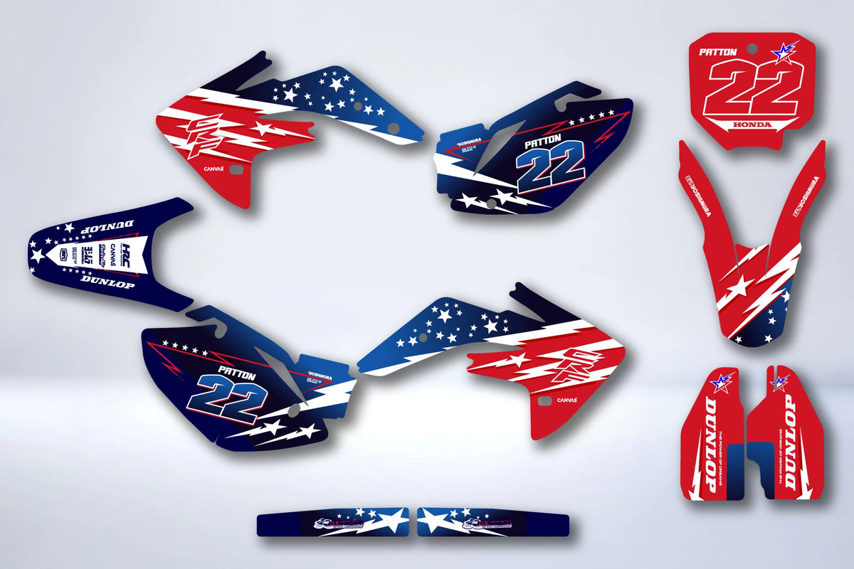 Kit de adhesivos HONDA CRF 150 R 2007-2025 - FERMYR