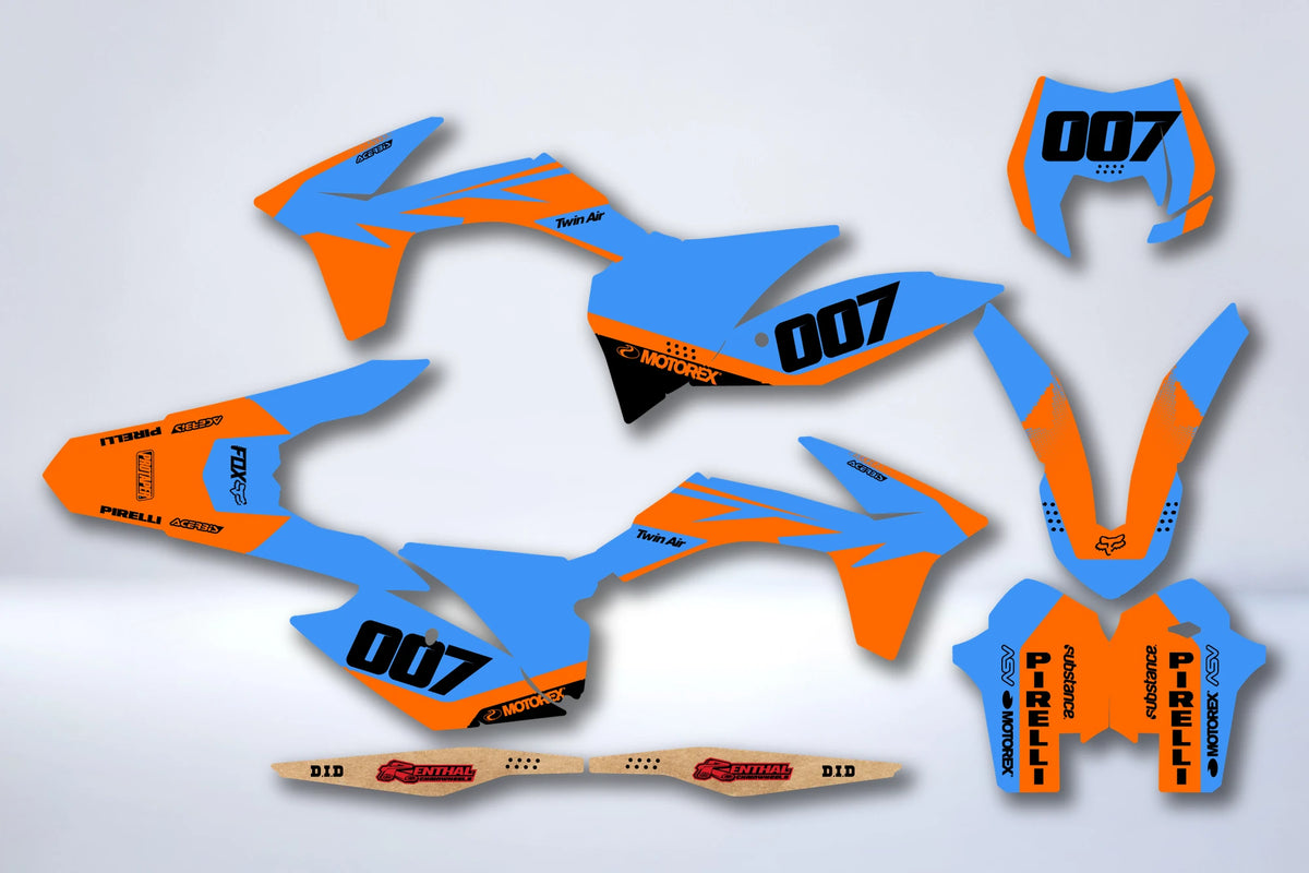 Kit Déco KTM EXC EXC-F SX SX-F 2011-2013 - PYRDAX