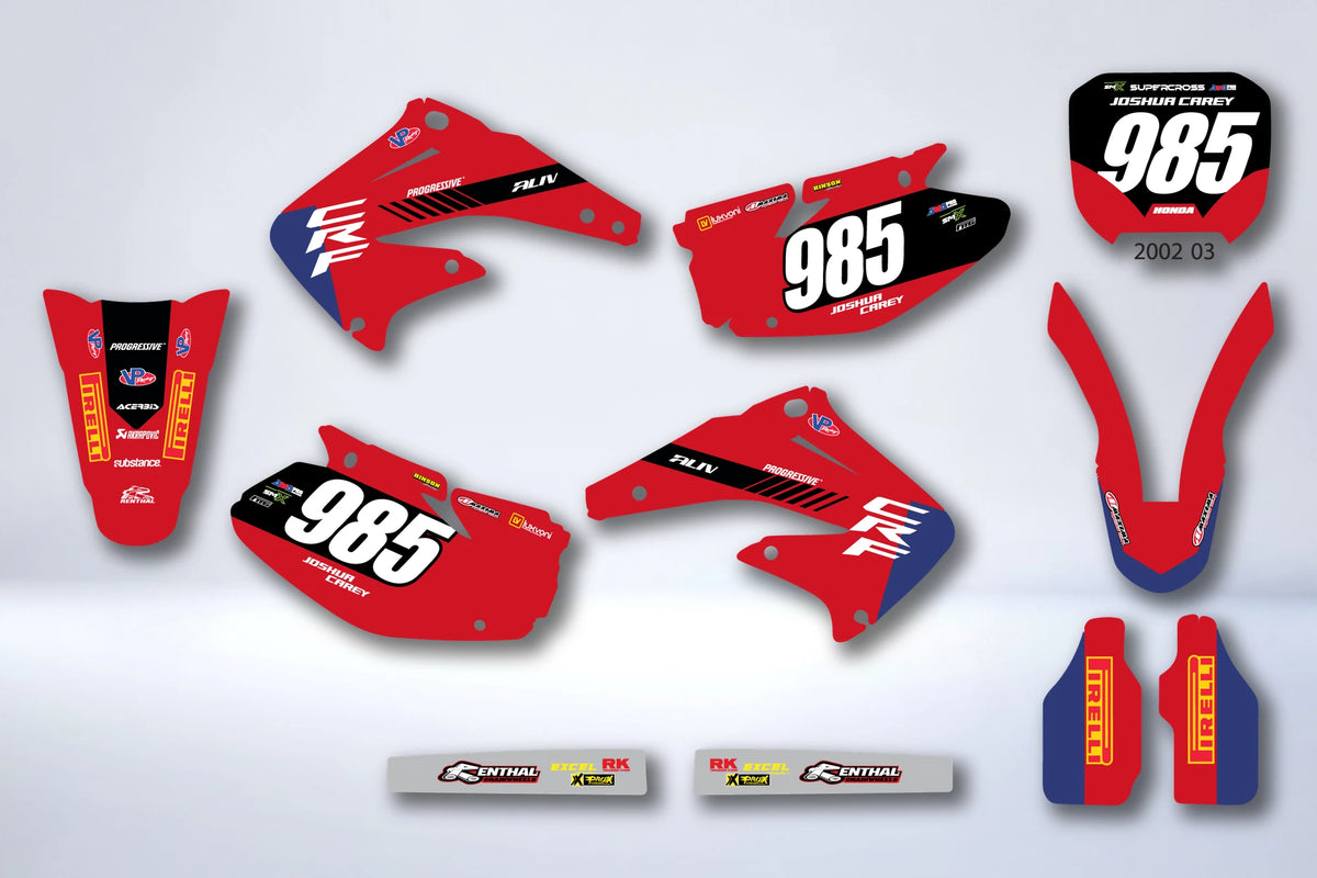 Dekor-Kit HONDA CRF 450 2002-2004 - RAVQUOR