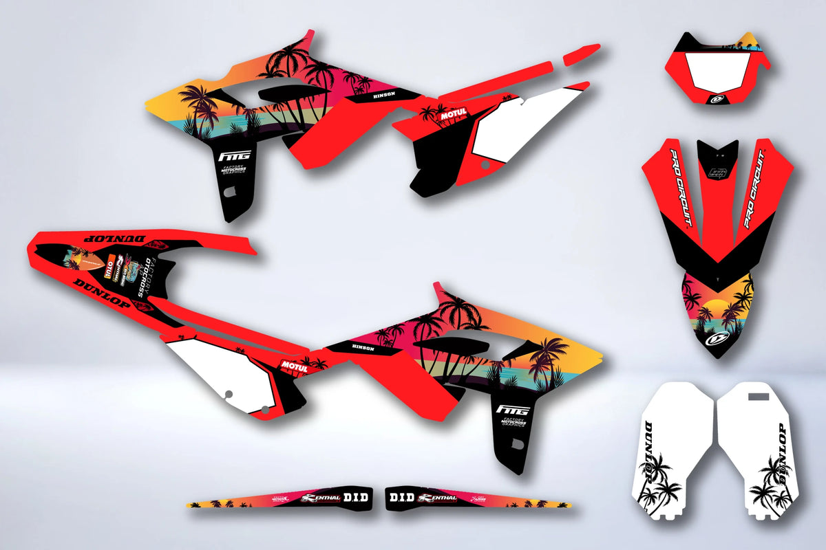 Kit de adhesivos BETA RR Enduro 2023-2024 - RIVIERA