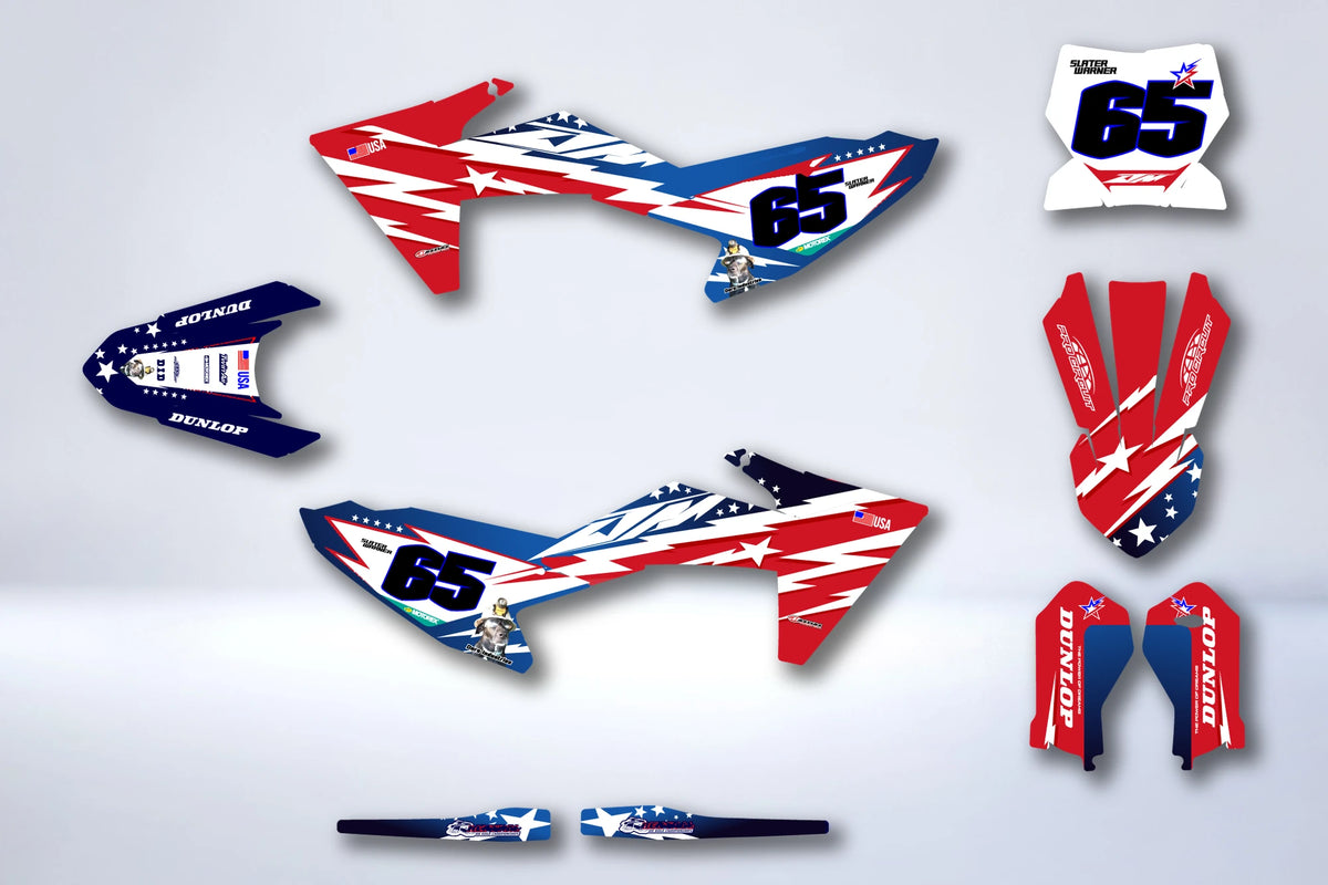Graphics kit KTM SX 65 2024-2026 - MYRKOR