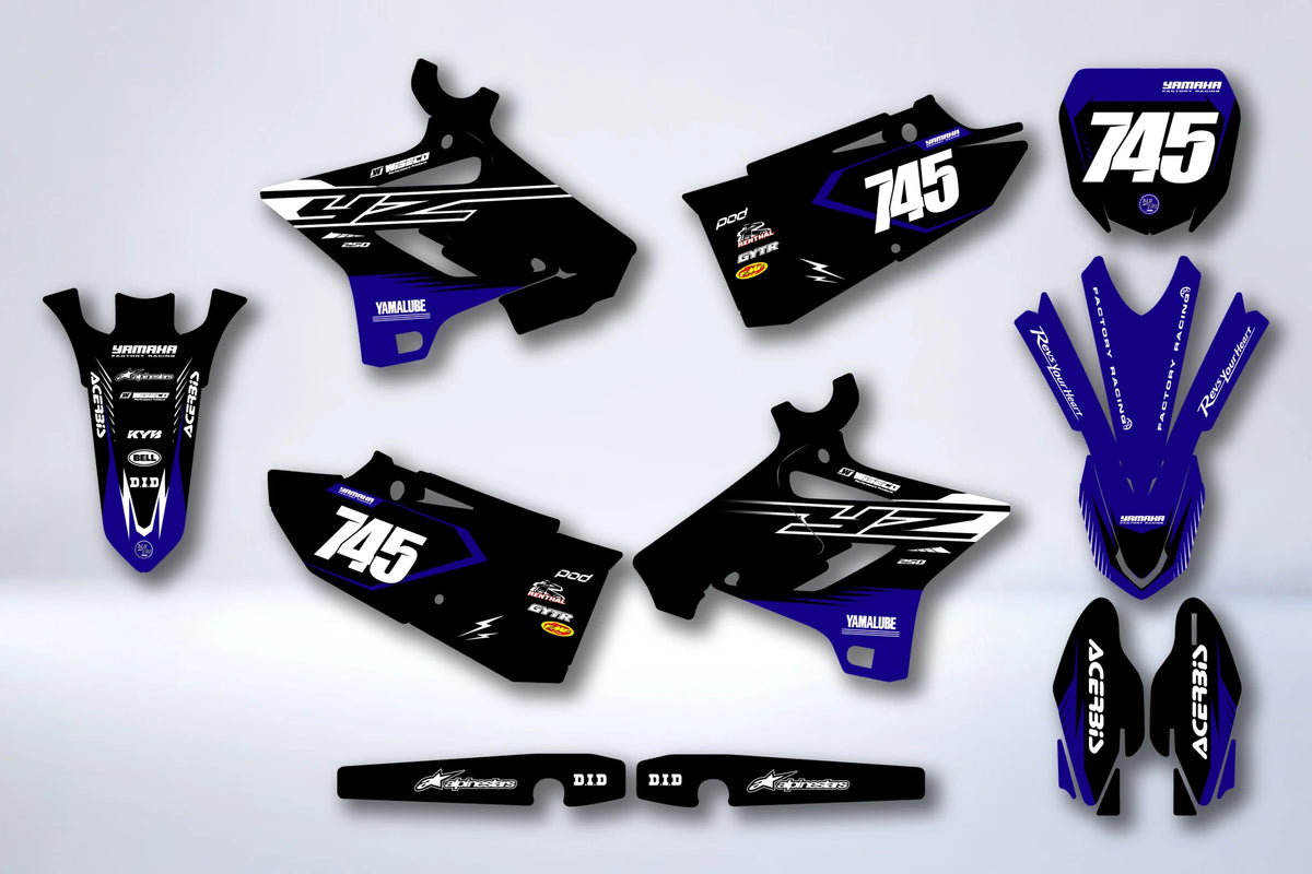 Kit Déco YAMAHA YZ 125-250 2015-2021 - ZEPNYX