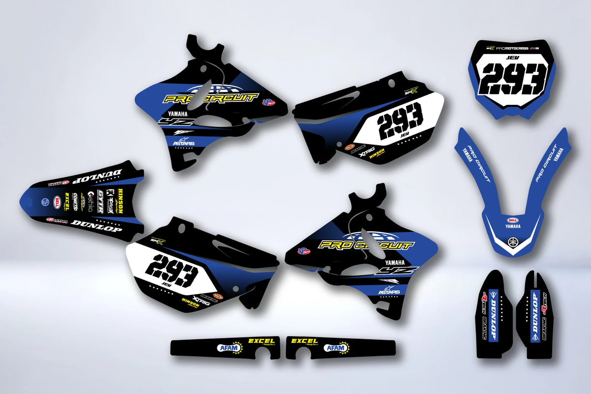 Kit grafiche YAMAHA YZ 125-250 2002-2014 - PRONYX