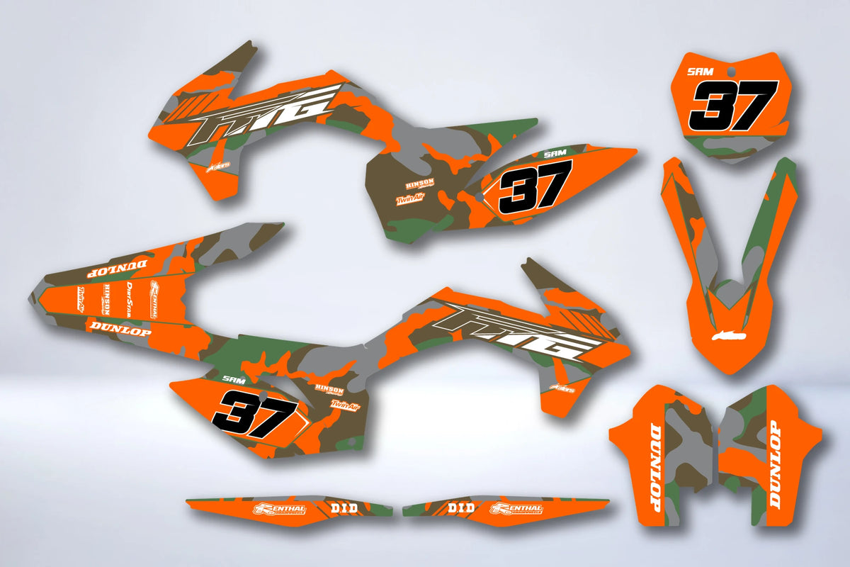 Dekor-Kit KTM EXC EXC-F SX SX-F 2013-2016 - MARZEN