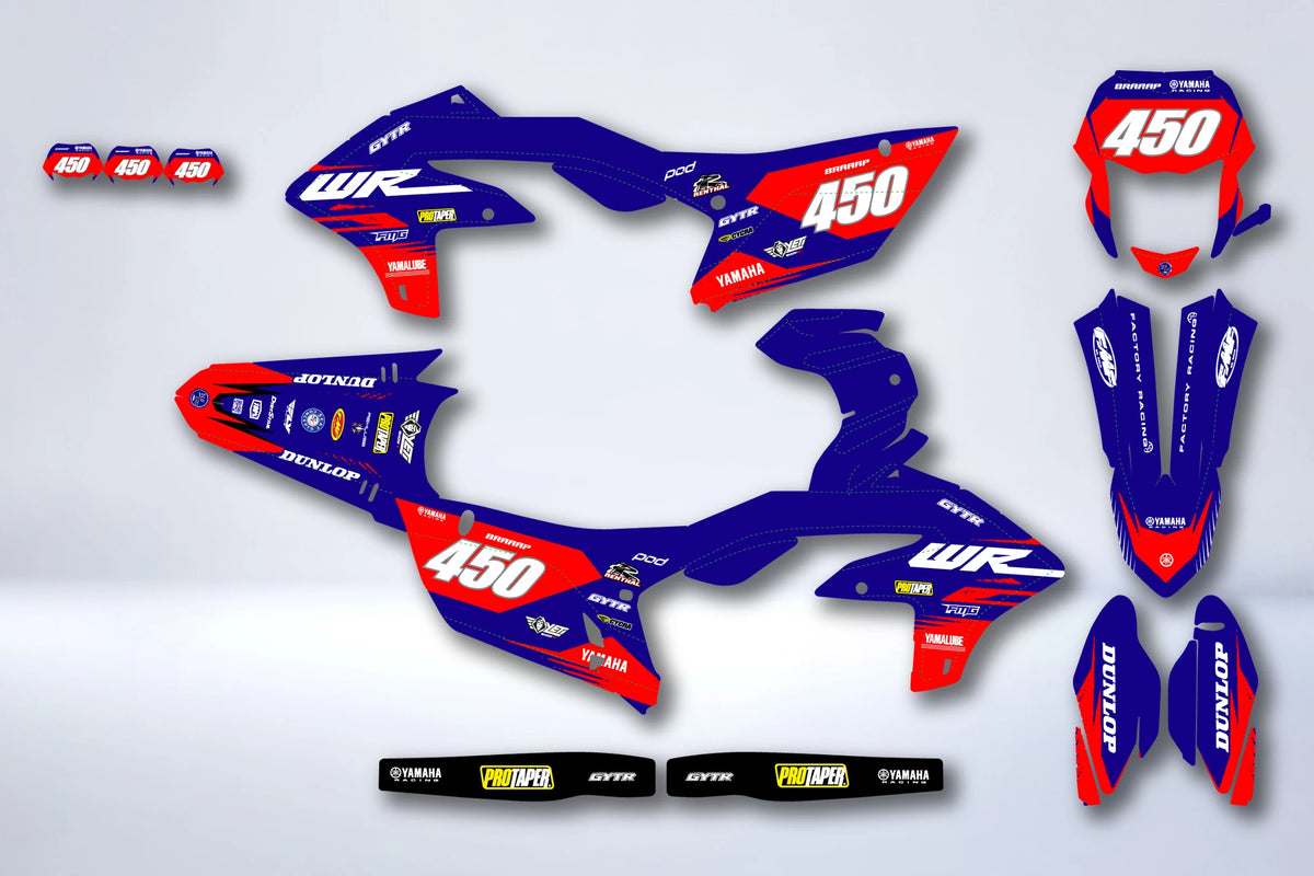Dekor-Kit YAMAHA WR 250F 2025 & WR450F 2024-2025 - NOVZIX