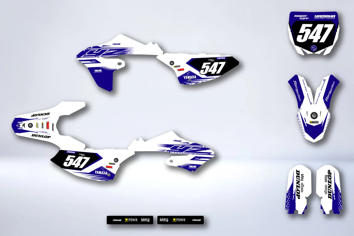 Kit autocolantes Yamaha YZ 65 2018-2025 - BORNYX
