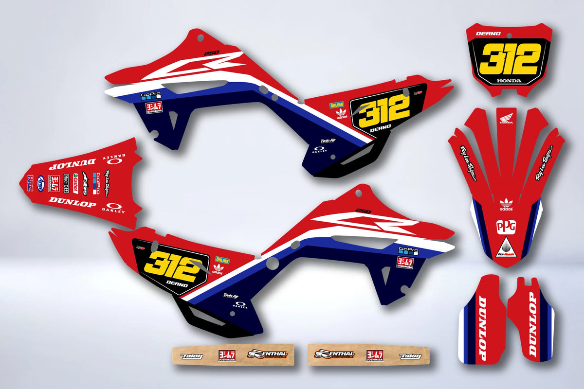 Kit Déco HONDA CR 125 / 250 2002-2012 RESTYLE POLISPORT 2024 - TORFEN