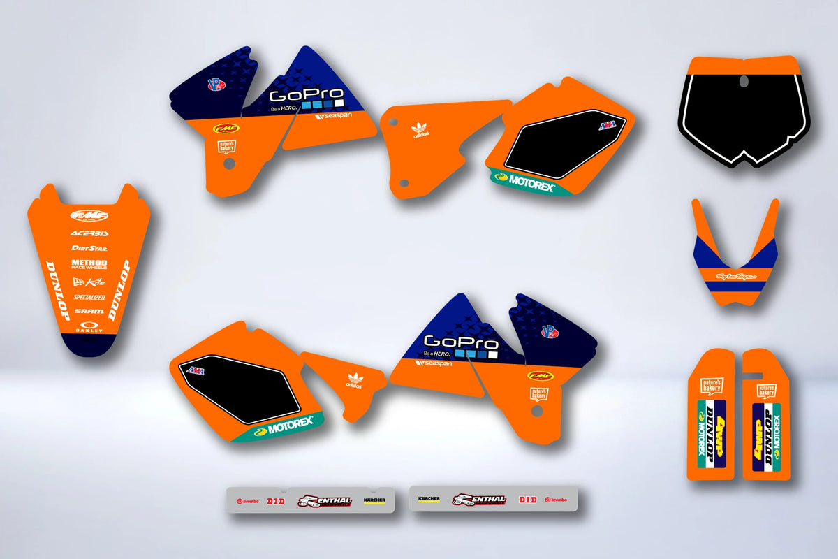 Kit grafiche KTM EXC SX 2001-2007 - VULZEN