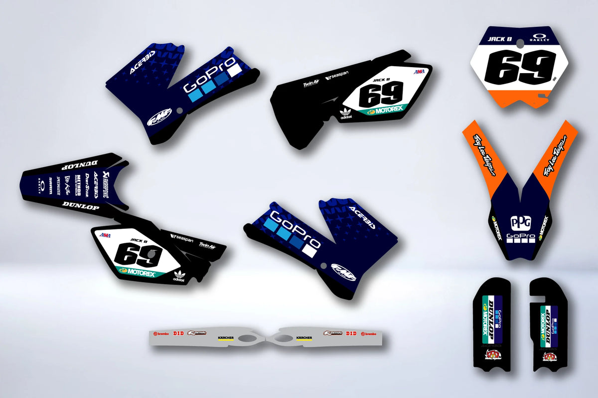Kit de adhesivos KTM EXC SX 2001-2007 - RAVMYR