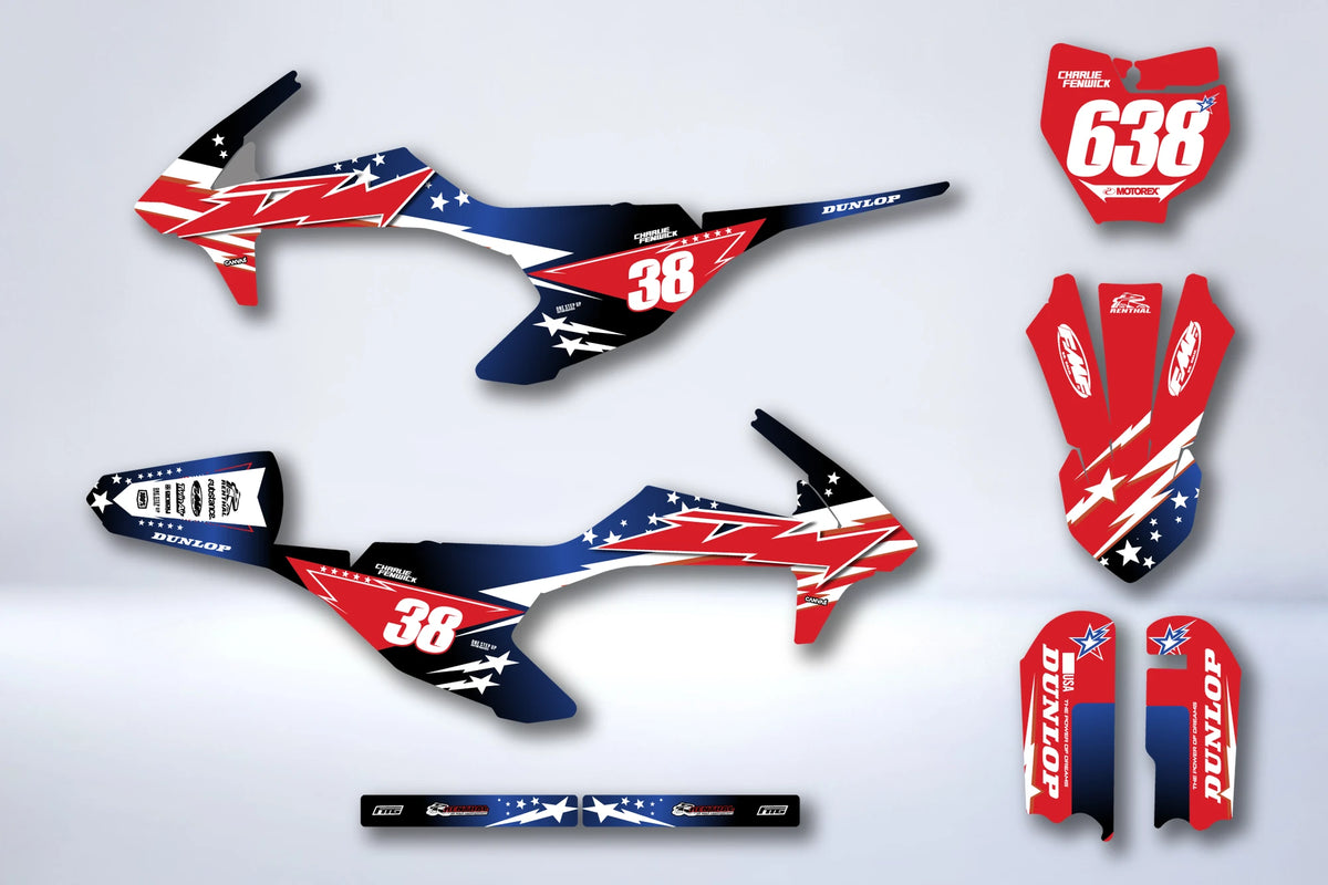 Graphics kit KTM SX 50 2016-2023 - MARTON