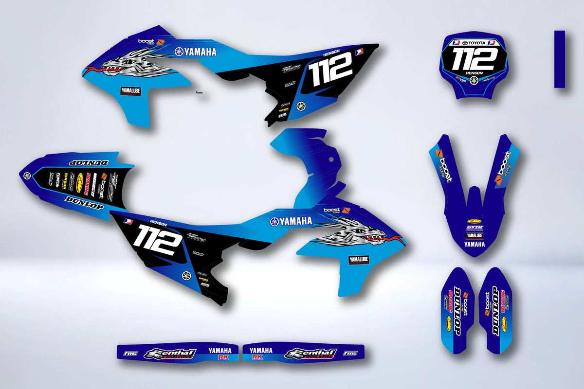 Graphics kit Yamaha YZF 250 2024-2025 & YZF 450 2023-2025 - LYRHIX