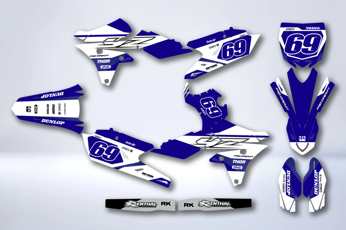 Dekor-Kit YAMAHA YZF 250-450 2014-2017 - LOKTRIX