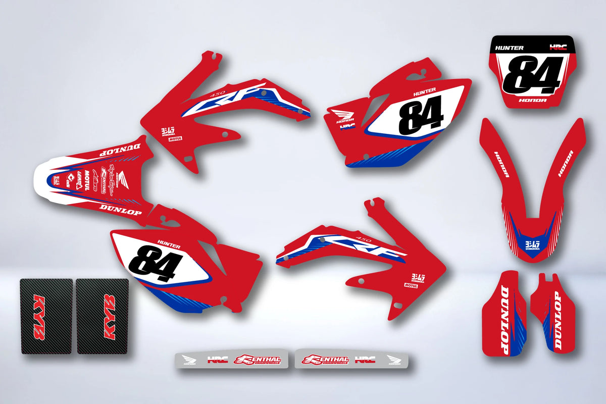 Dekor-Kit HONDA CRF 250 2004-2009 - LOKRON