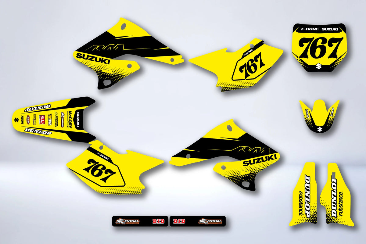 Kit de adhesivos SUZUKI RMZ 250 2004-2006 - CITRINE