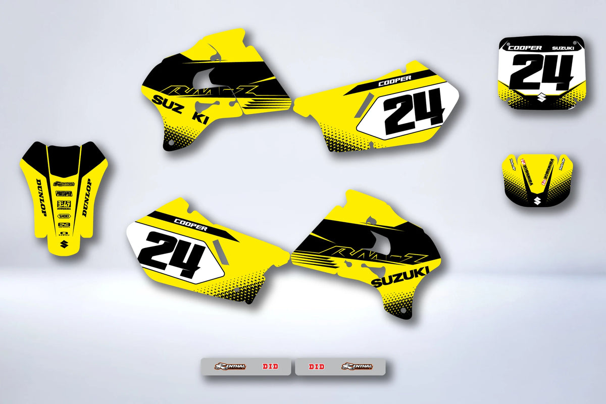 Graphics kit SUZUKI RM 125-250 1996-1998 - CITRINE