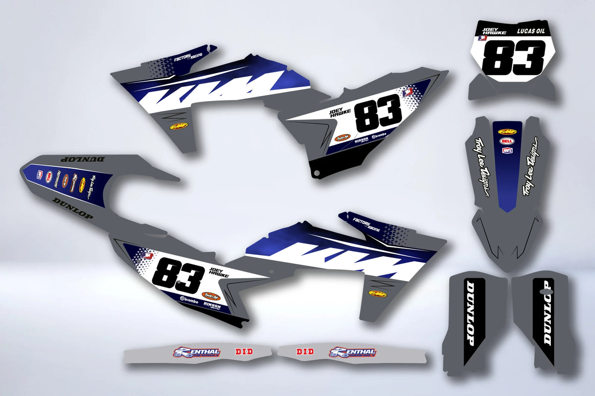 Kit Déco KTM EXC EXC-F SX SX-F 2023-2025 - DUSMYR